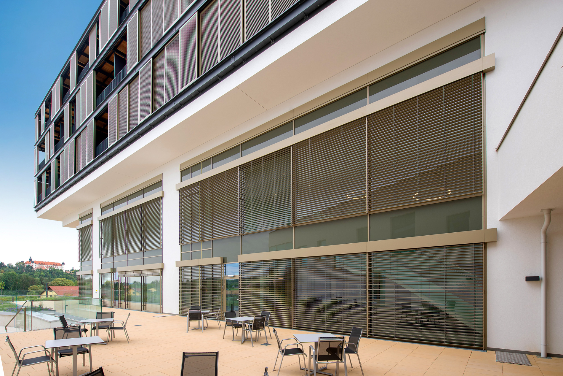 Rehazentrum Sitzenberg, EVOR, Easy Vorsatz Raffstore von VALETTA