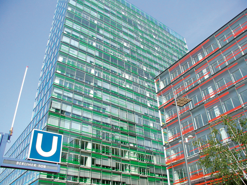 Klotzner Projekt BTC Hamburg Ansicht von Vorne als Ganzes