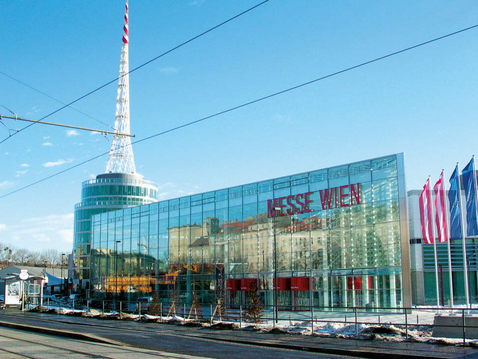 Klotzner Projekt Messe Wien Ansicht Außen als Ganzes