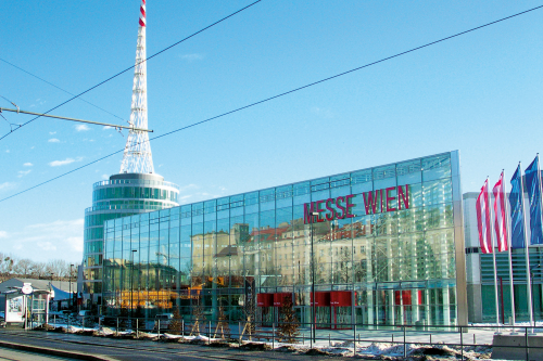 Klotzner Projekt Messe Wien Ansicht Außen als Ganzes