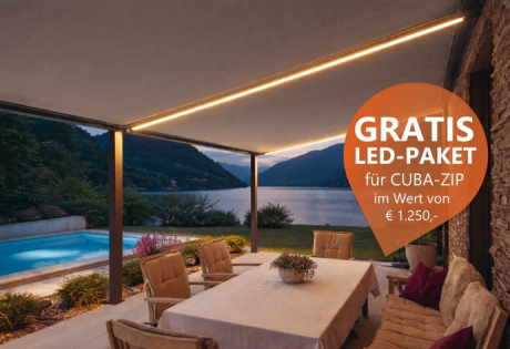 CUBA-ZIP mit gratis LED-Beleuchtung